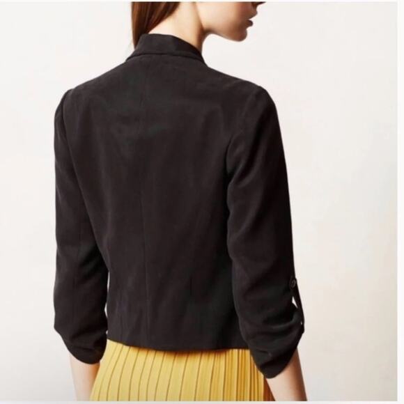 Cartonnier black drape front blazer - Picture 2 of 11